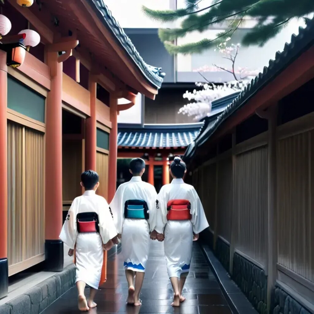 黄昏れて御堂条