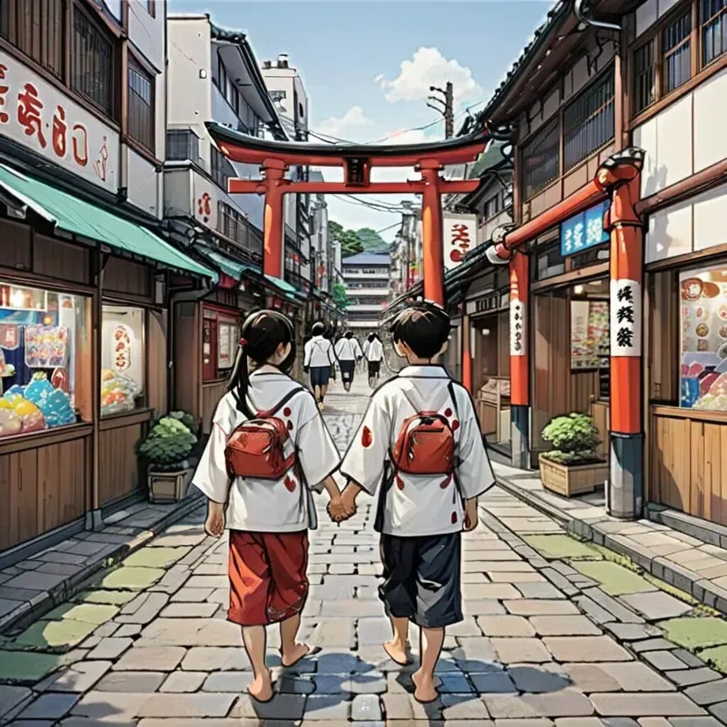 黄昏れて御堂条