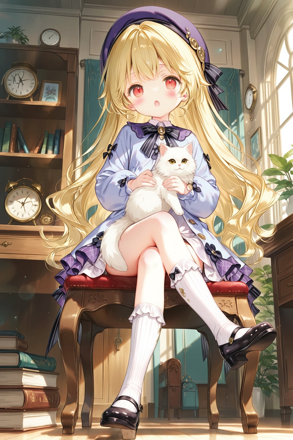 古時計の部屋で