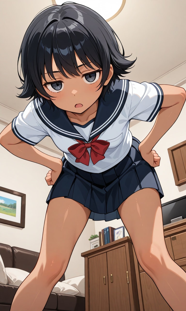 もう！またそんなところで寝てる