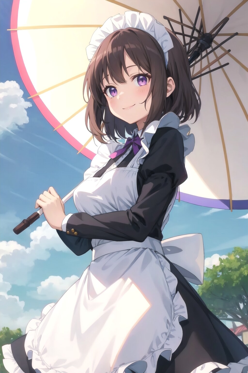 ご主人様もこっちに入って、ね？