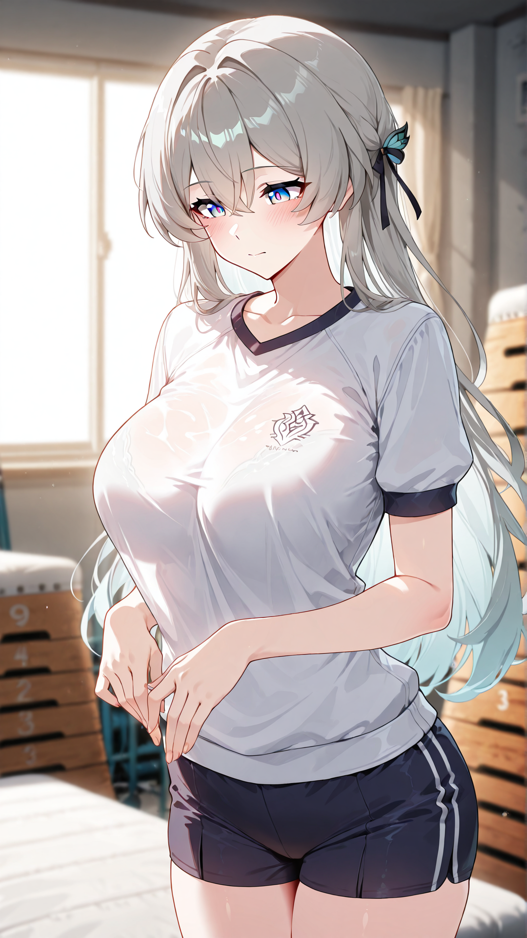 体育倉庫で．．．