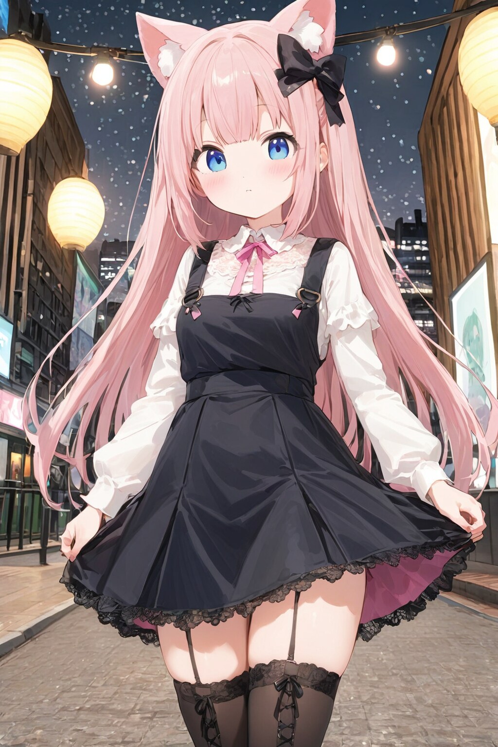 夜道 | の人気AIイラスト・グラビア