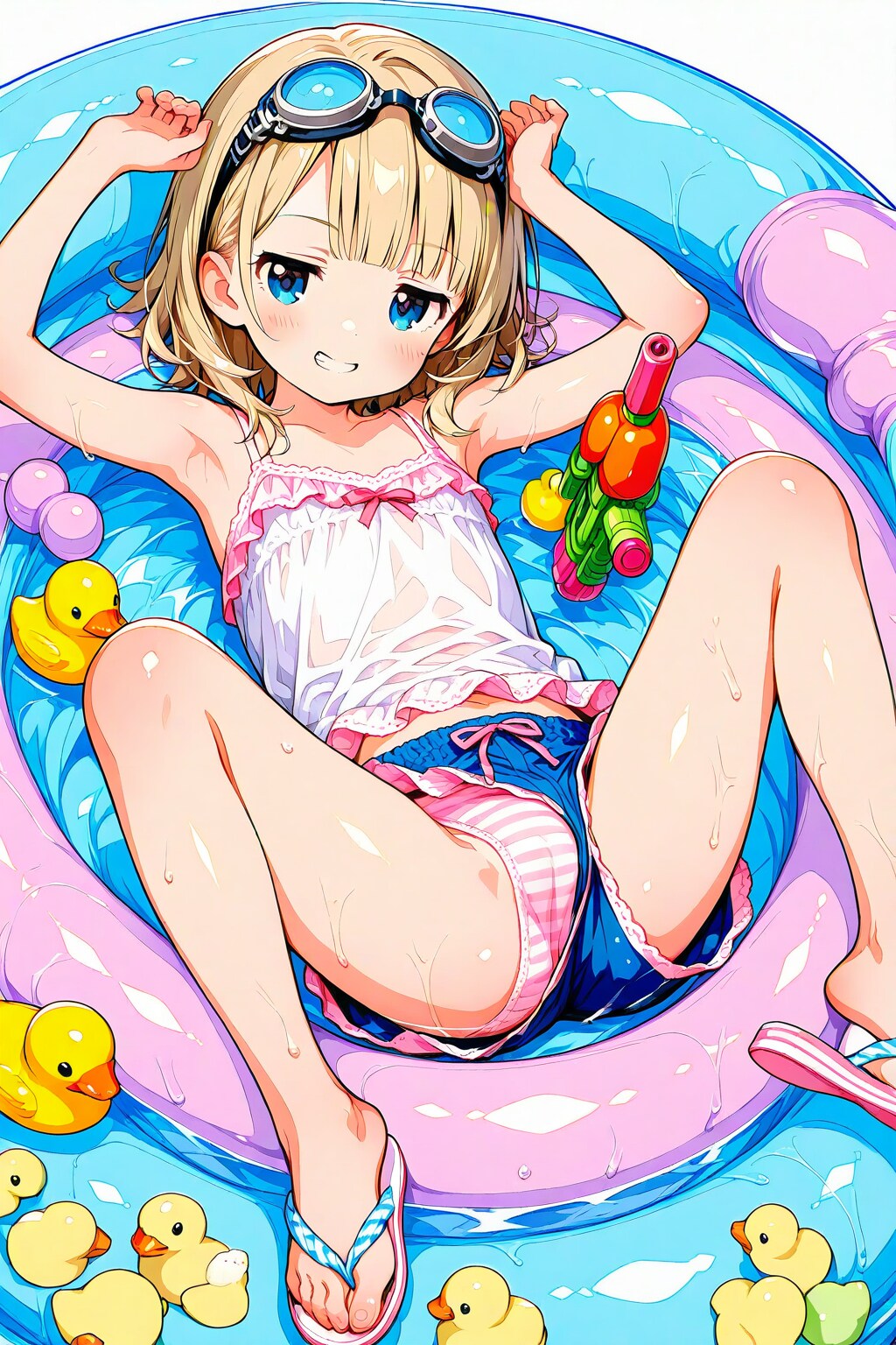 ビニールプール開き