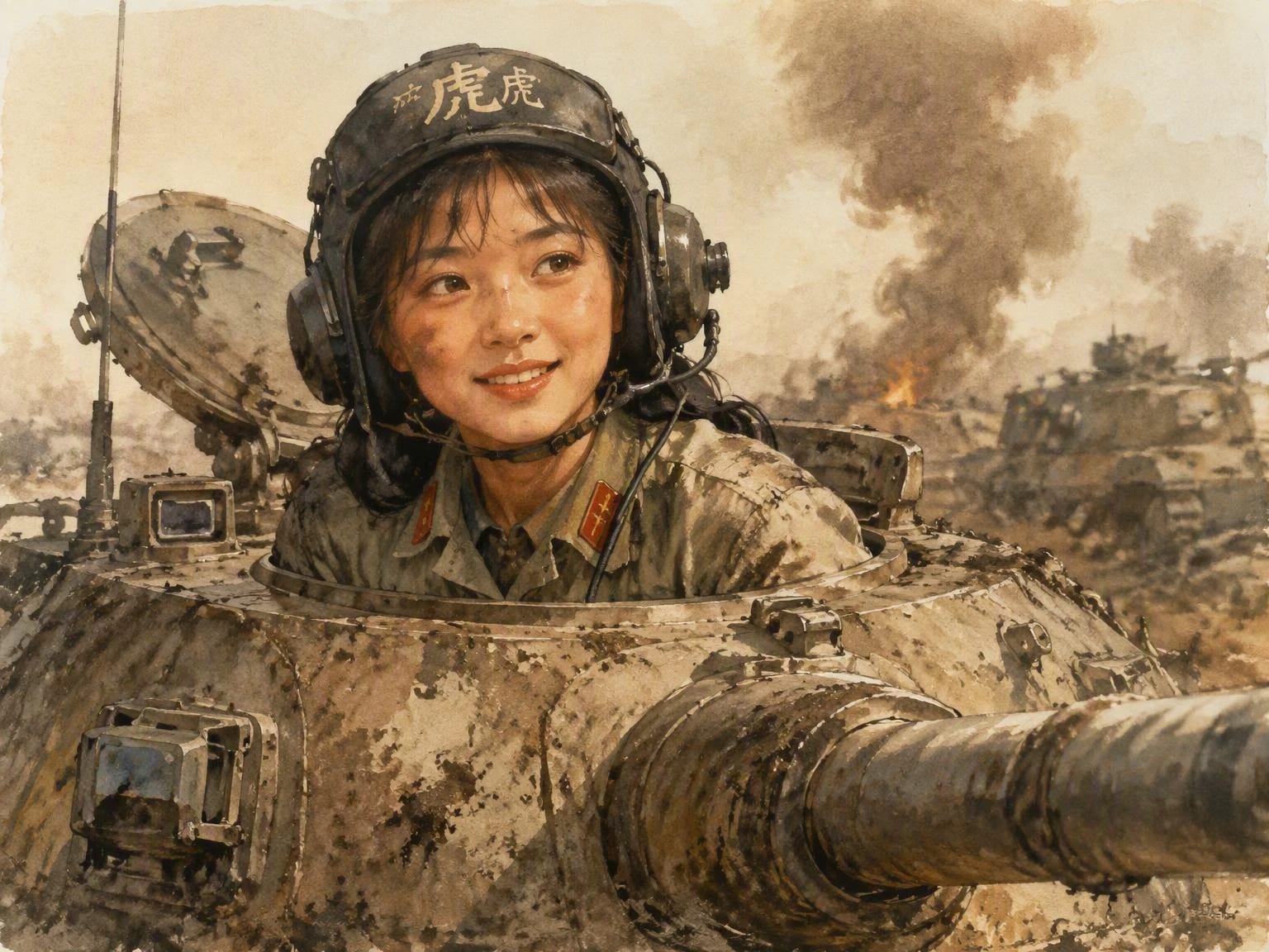 女性戦車長 | の人気AIイラスト・グラビア
