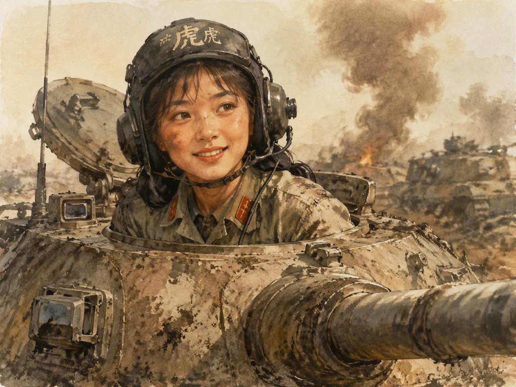 女性戦車長