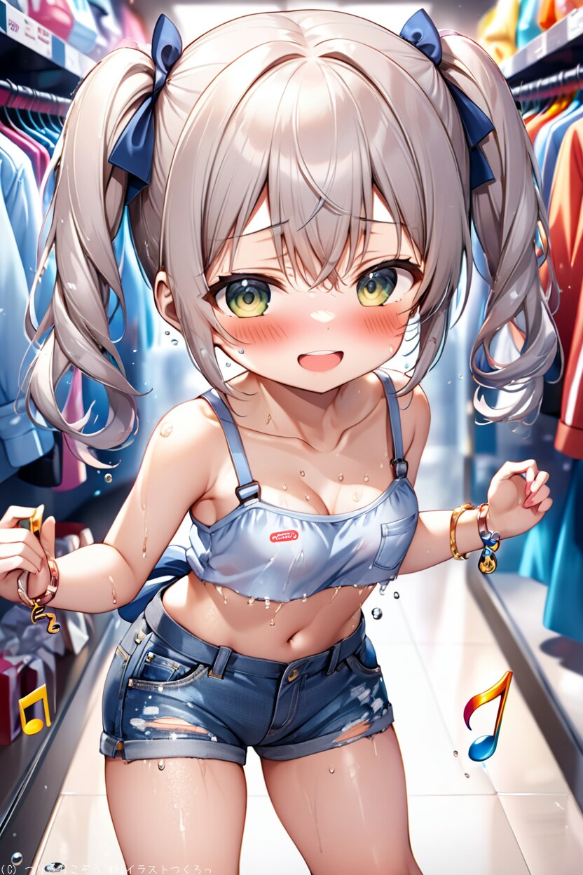 急に降り出したね。お陰でびしょびしょだよ〜