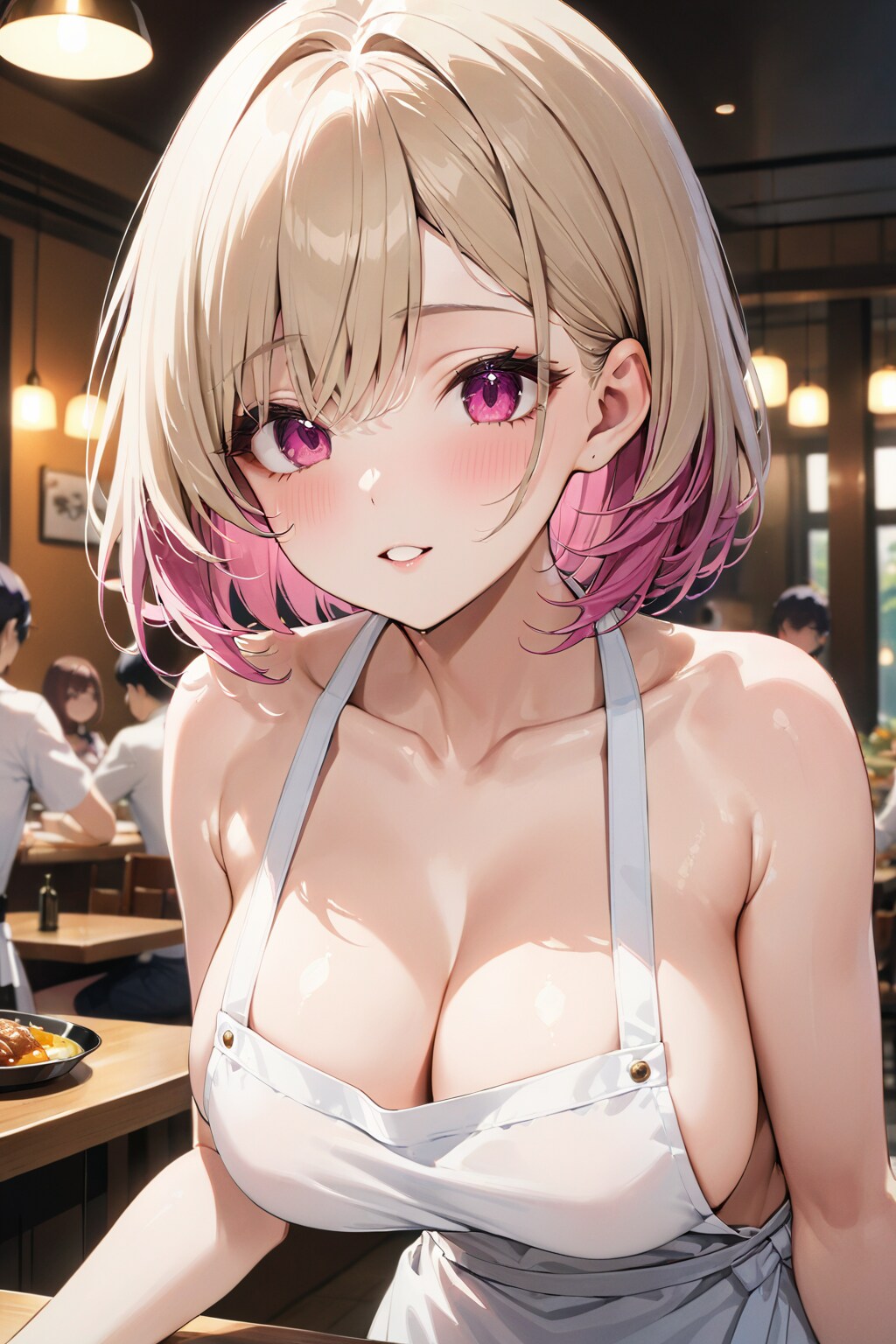 大衆食堂のお姉さん