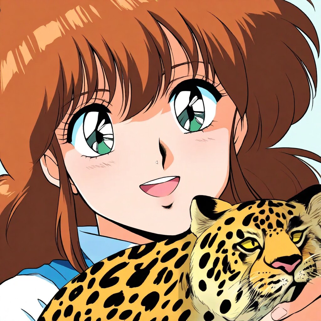 豹と少女_PRISM（レトロ）