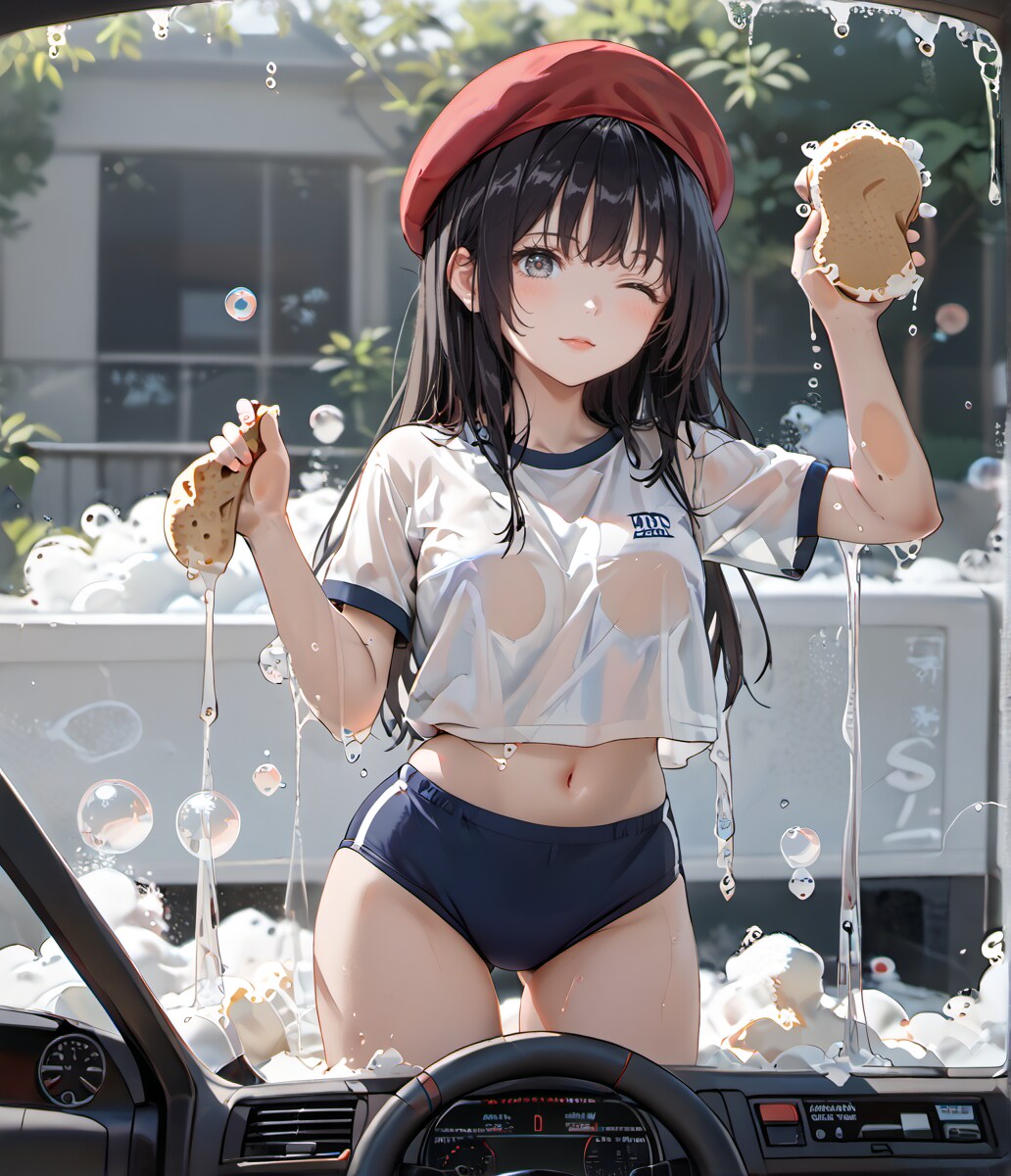 特殊部隊の洗車