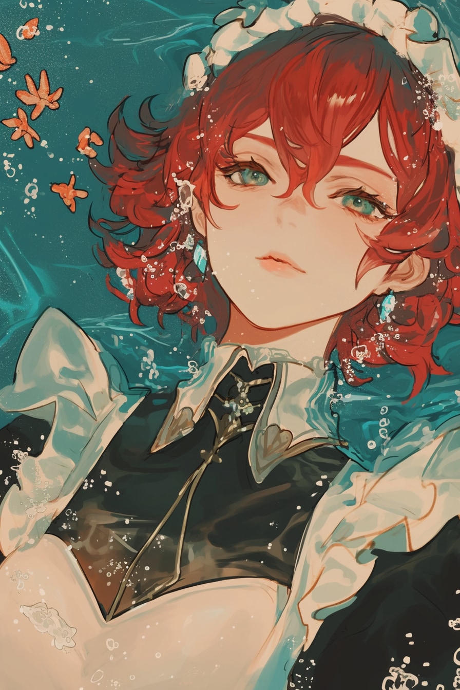 水底の休息 | の人気AIイラスト・グラビア