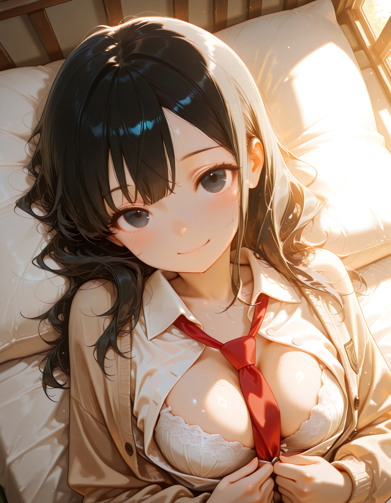 何かを準備する先輩