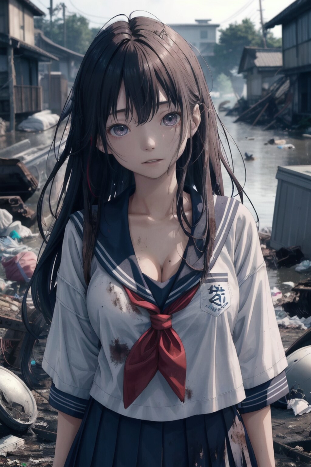 水没した街