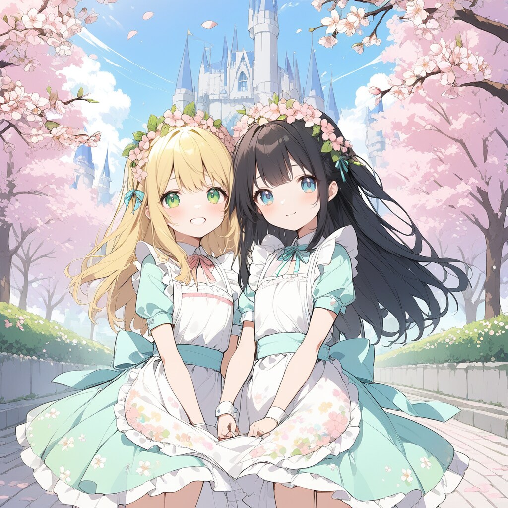 お城で働くメイドさん♪
