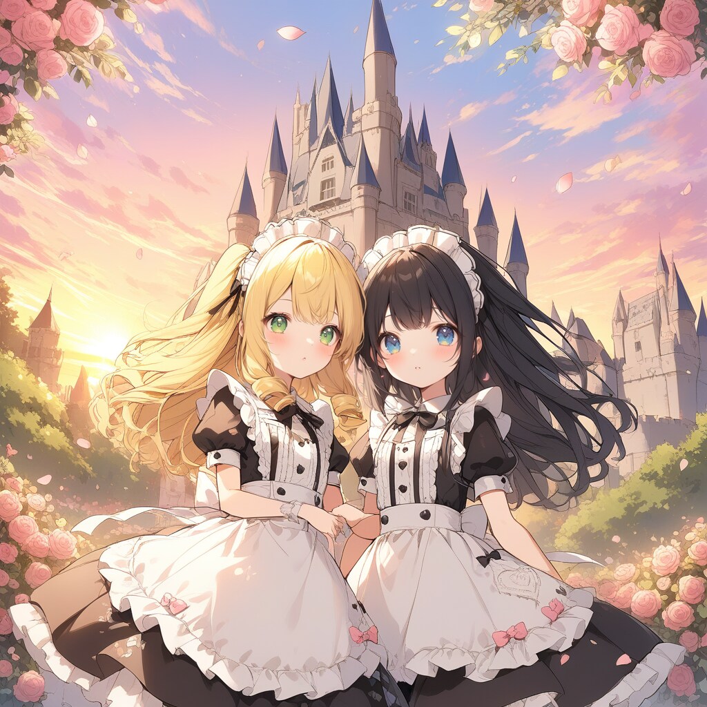 お城で働くメイドさん♪