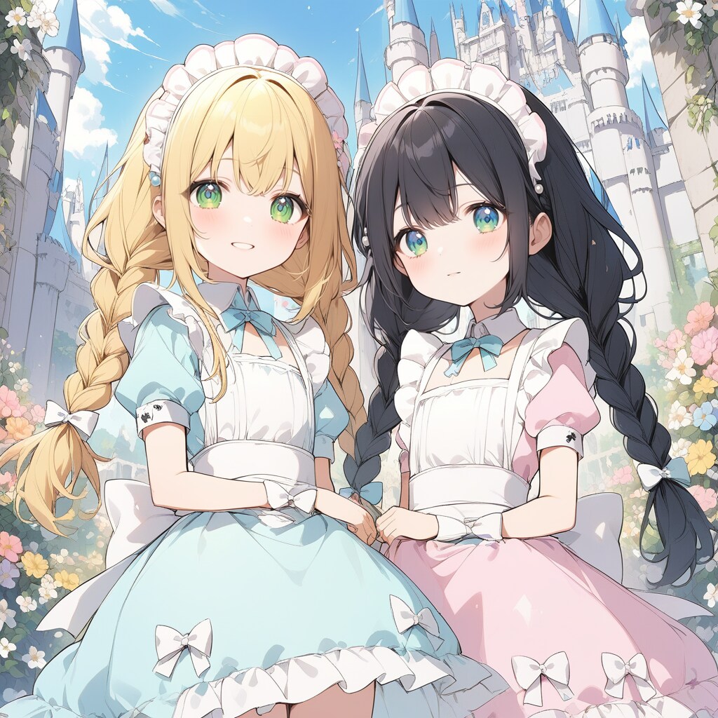 お城で働くメイドさん♪