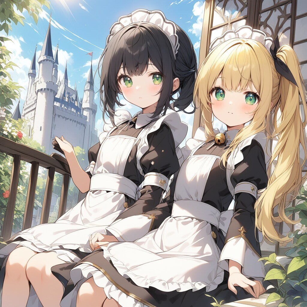 お城で働くメイドさん♪