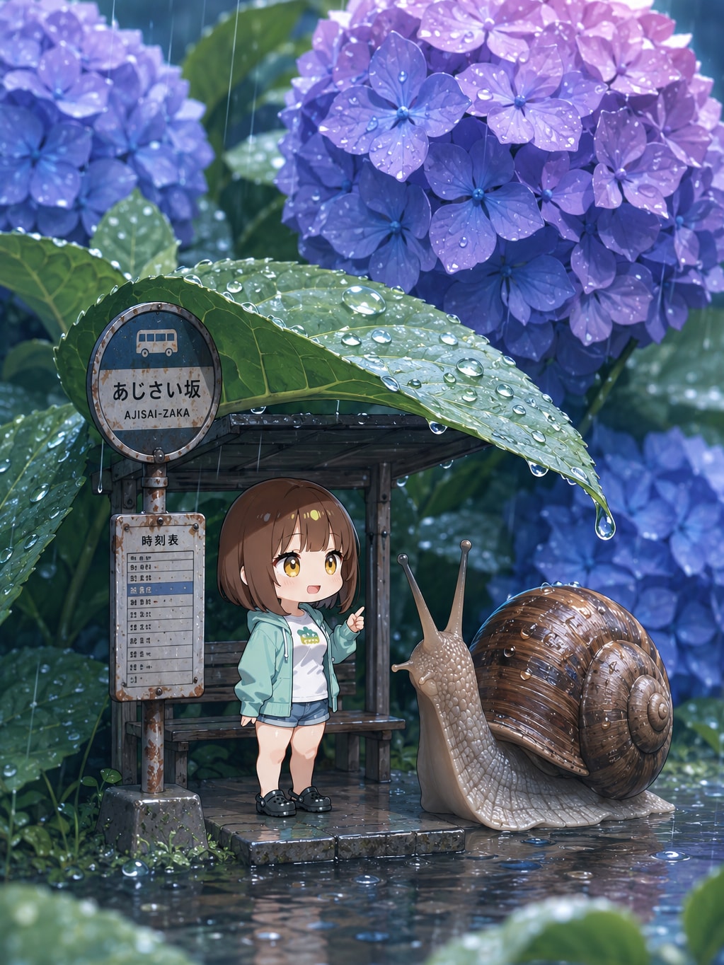 もうちょっとでバス来るってさ。