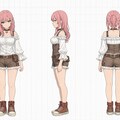 逆光ストリートで舞う、ピンクツインテールの一瞬 2枚目