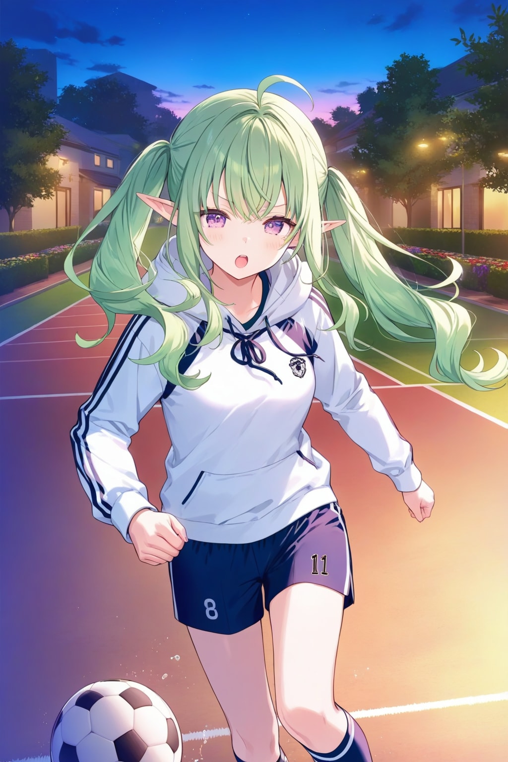 サッカー　ツインテール