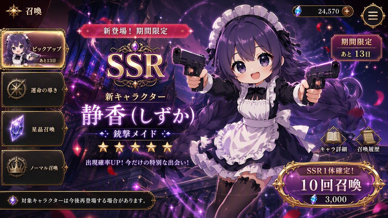 【ガチャ＆ステータス】静香（しずか） | の人気AIイラスト・グラビア