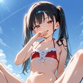 海で凛ちゃんに踏んでもらいたい 2枚目