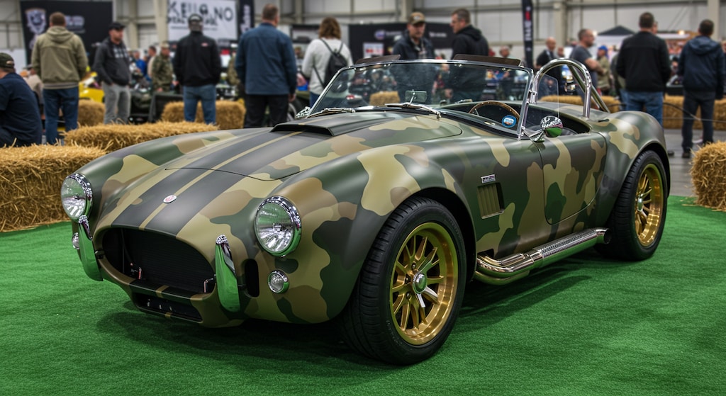 迷彩柄シェルビーコブラ