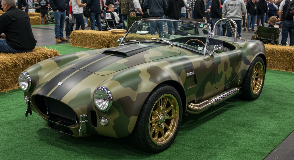 迷彩柄シェルビーコブラ