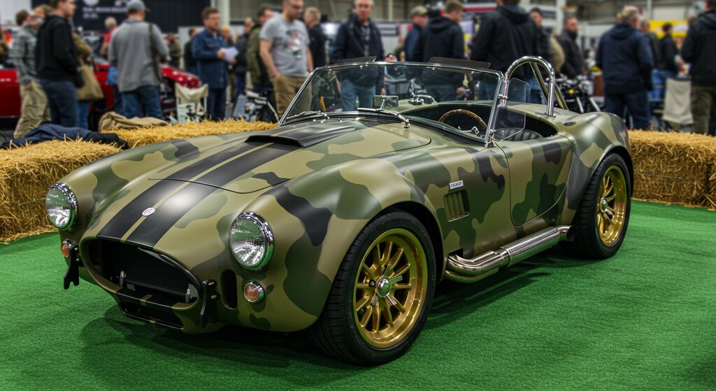 迷彩柄シェルビーコブラ