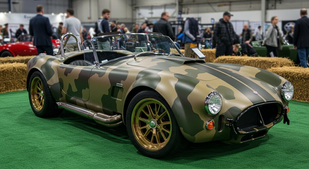 迷彩柄シェルビーコブラ