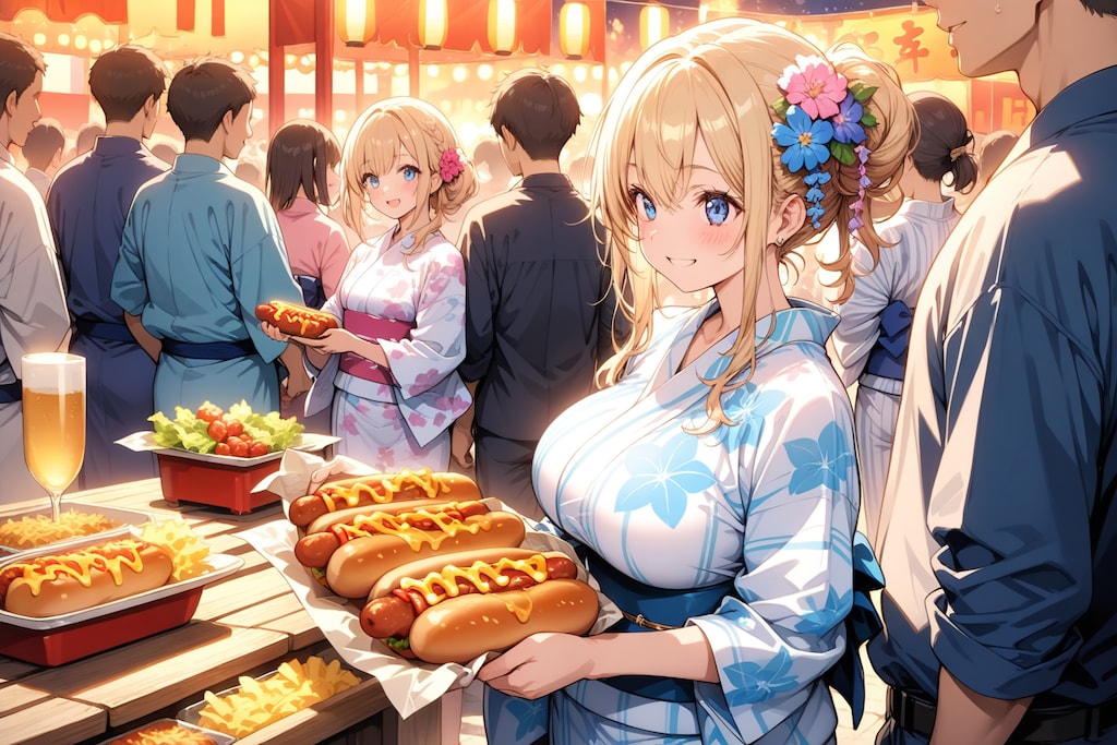 夏の思い出 金髪さん2