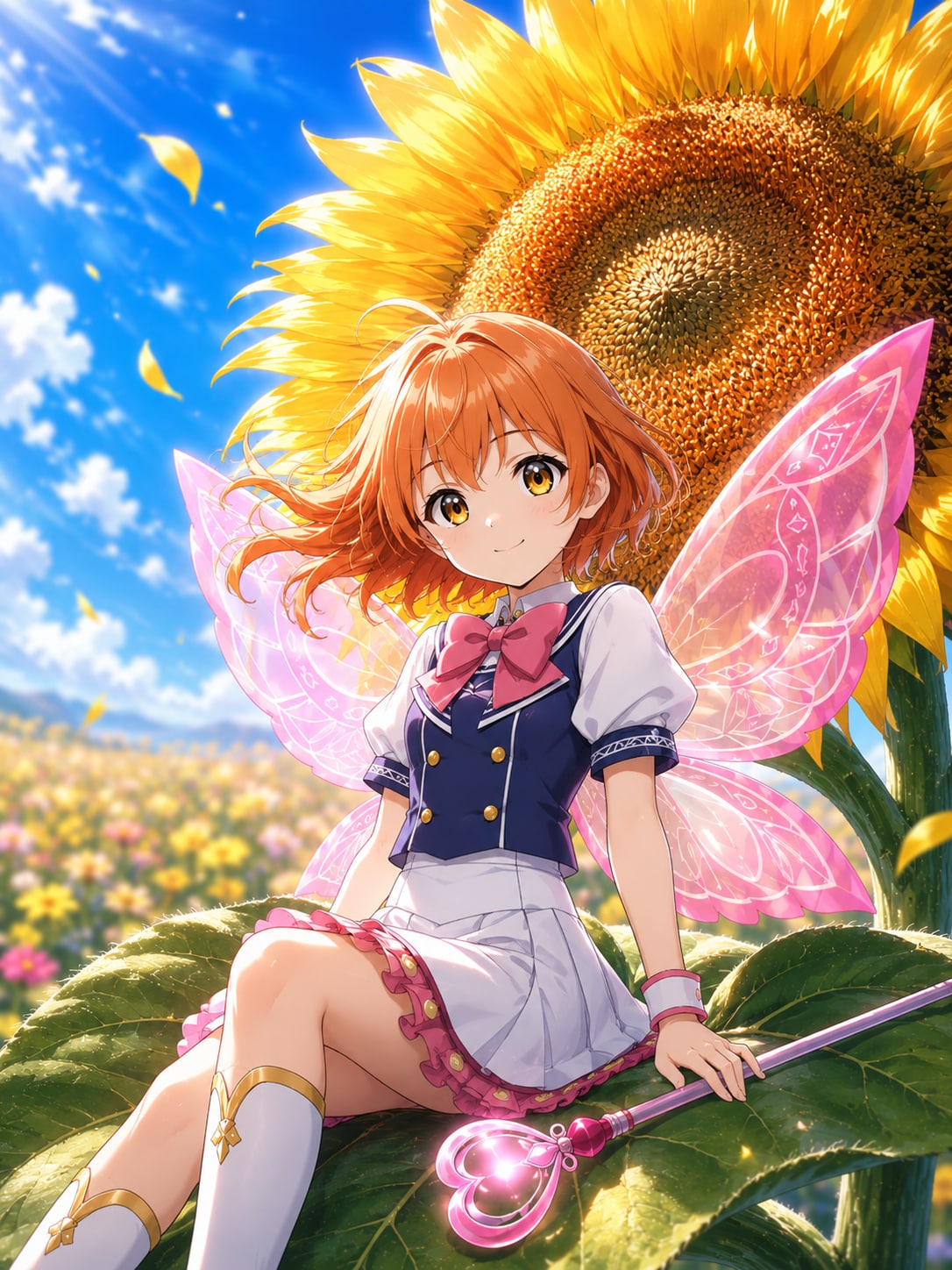 魔法少女羽休め中 | の人気AIイラスト・グラビア