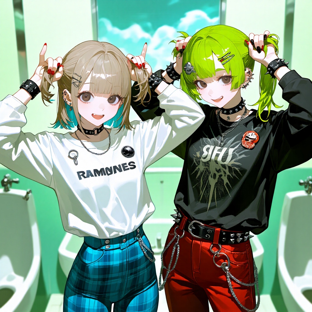 手ツインテ