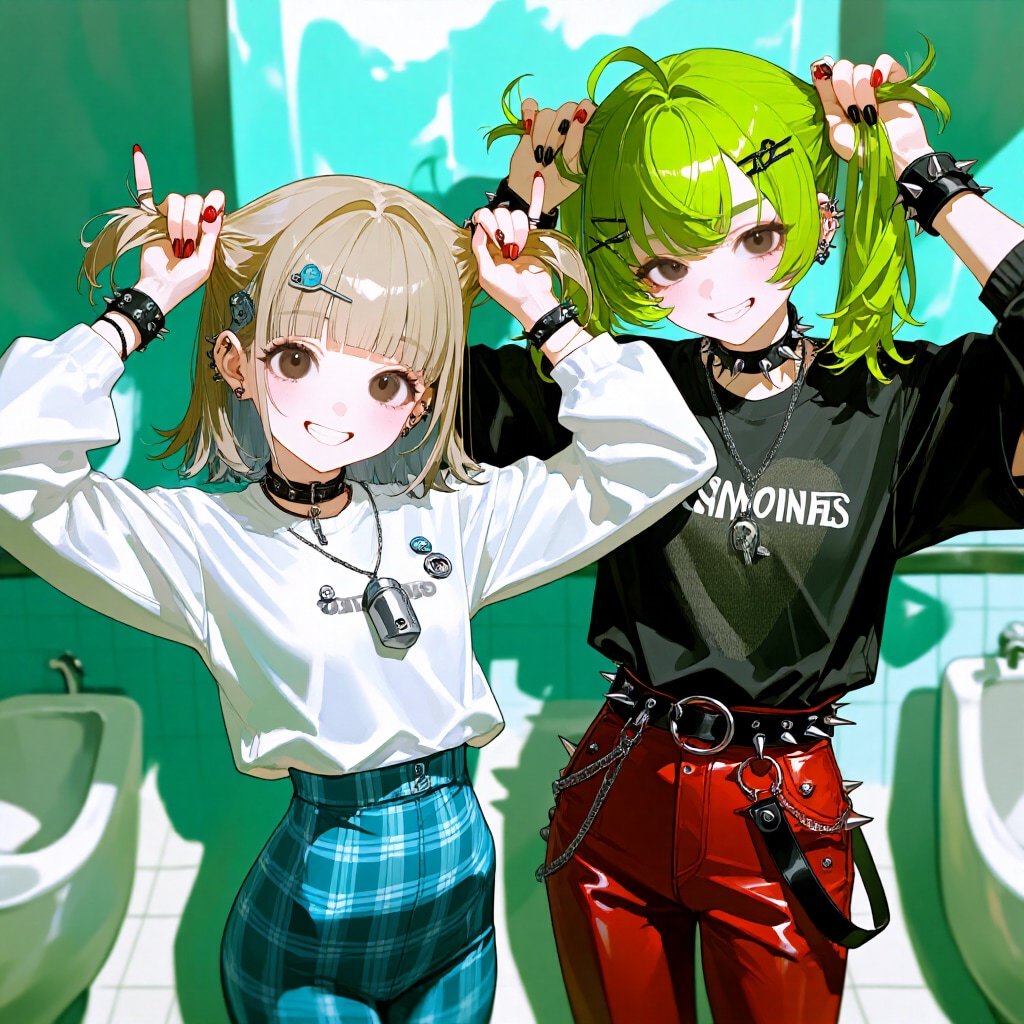 手ツインテ