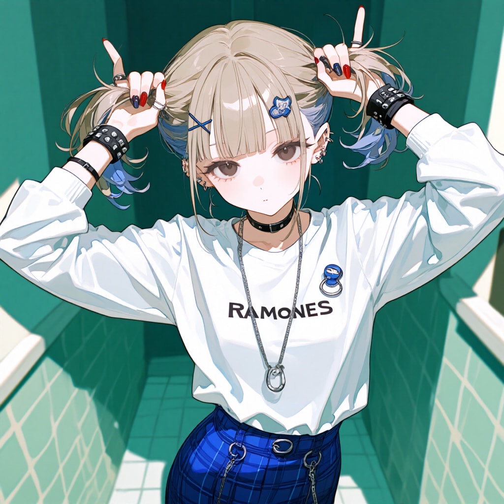 手ツインテ