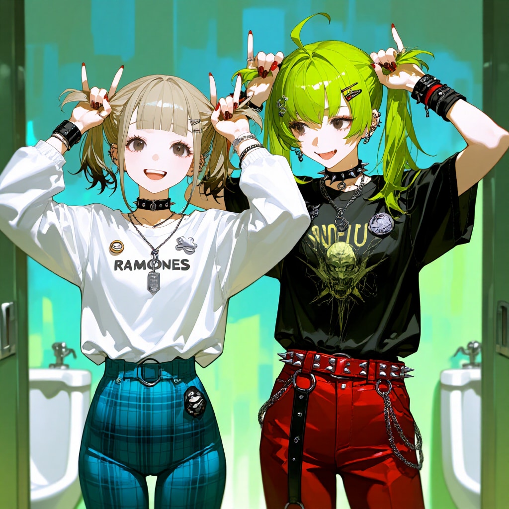 手ツインテ | の人気AIイラスト・グラビア
