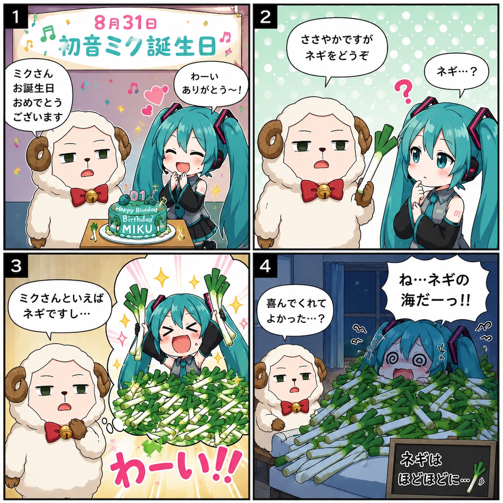8/31 今日のヒツジ