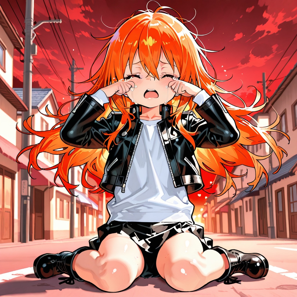 ららちゃん　迷子になって泣いてしまう | の人気AIイラスト・グラビア