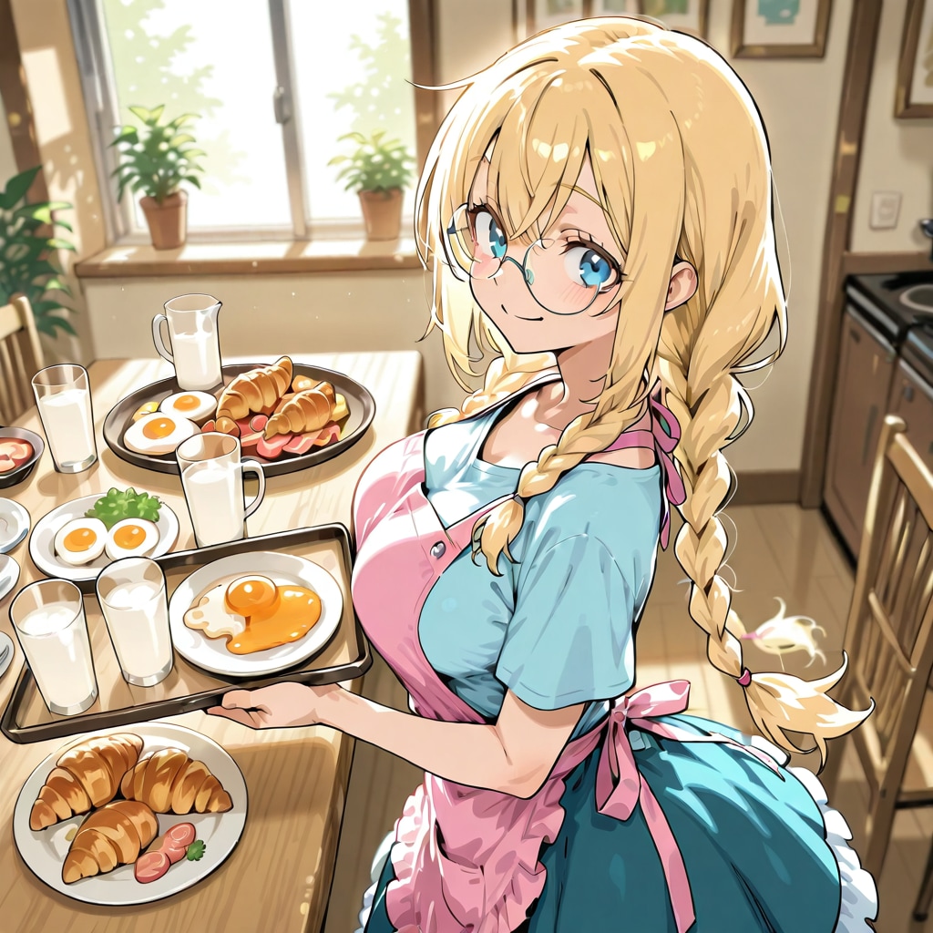 おはよう。今日も朝ごはん食べて頑張ろうね