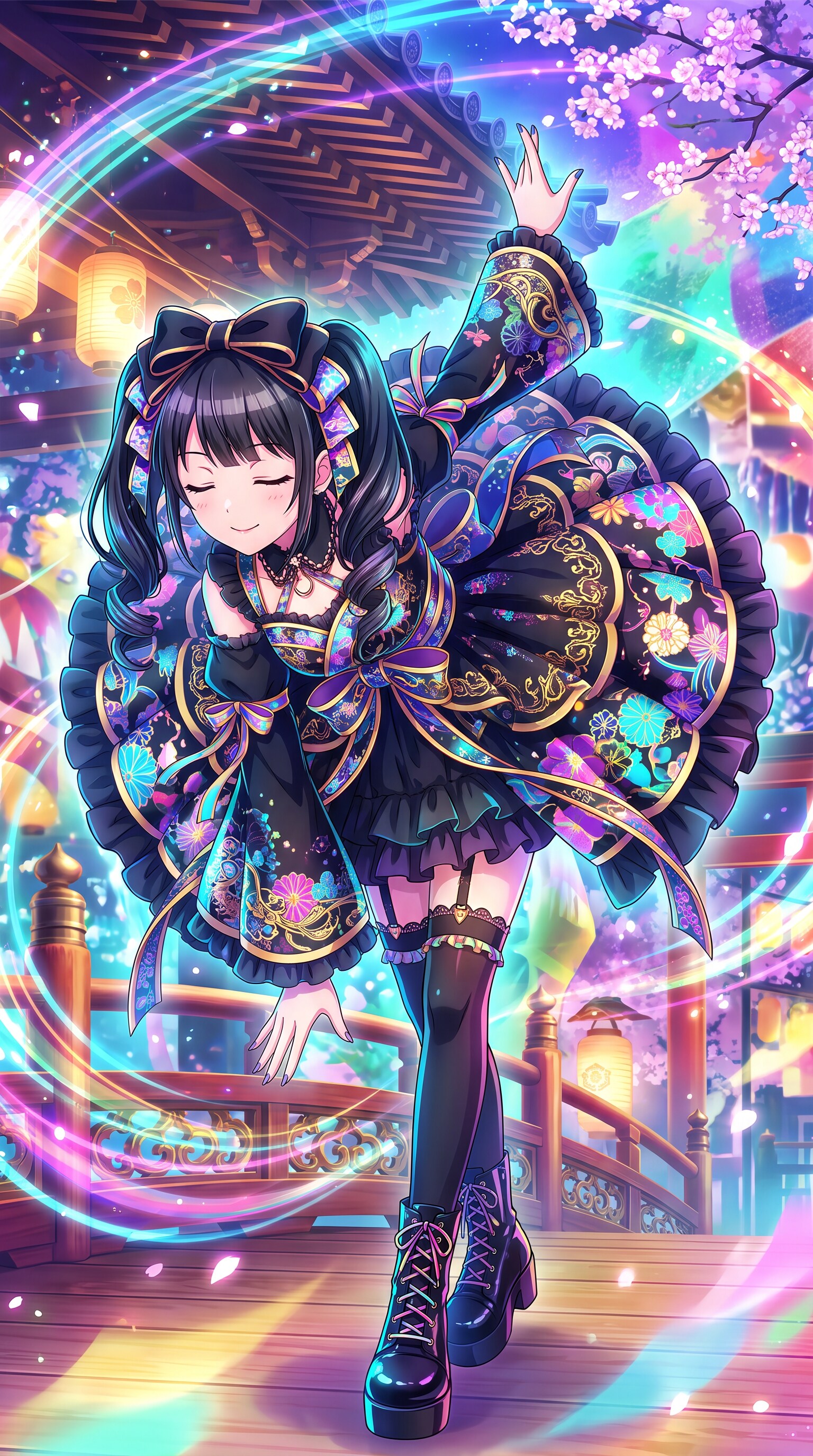 黒薔薇の屈伸舞