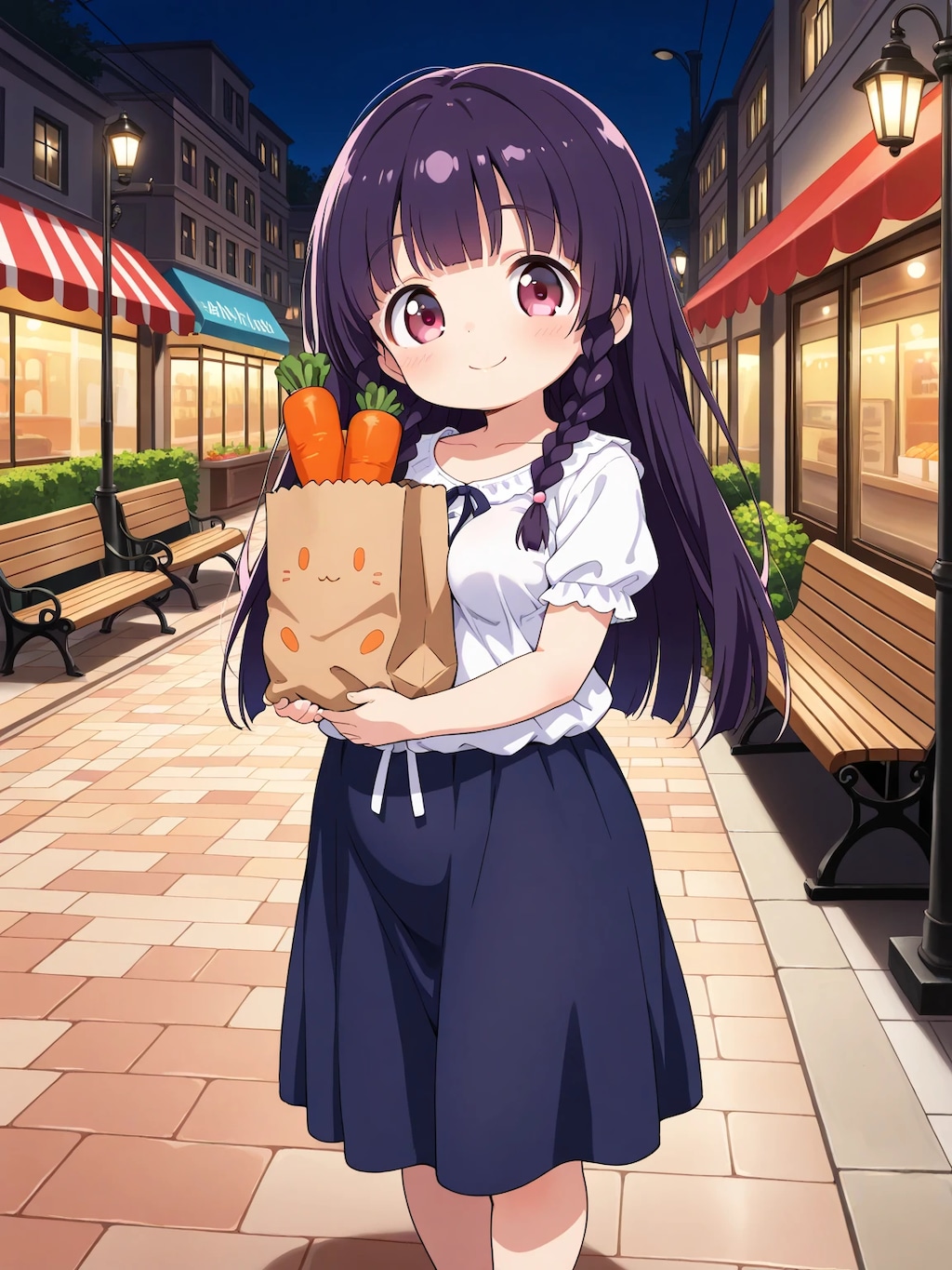 買い物帰り5