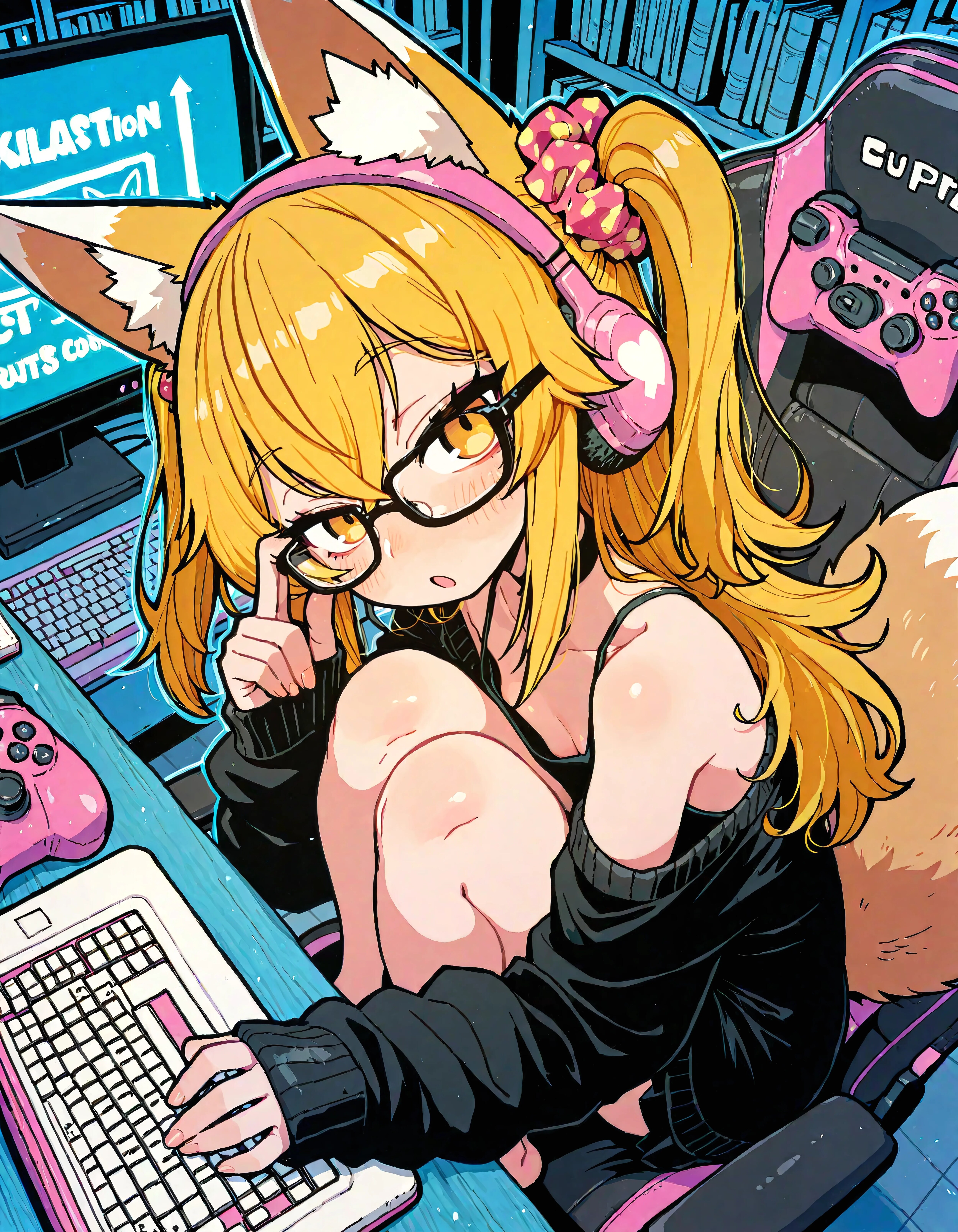 Midnight Gamer | の人気AIイラスト・グラビア