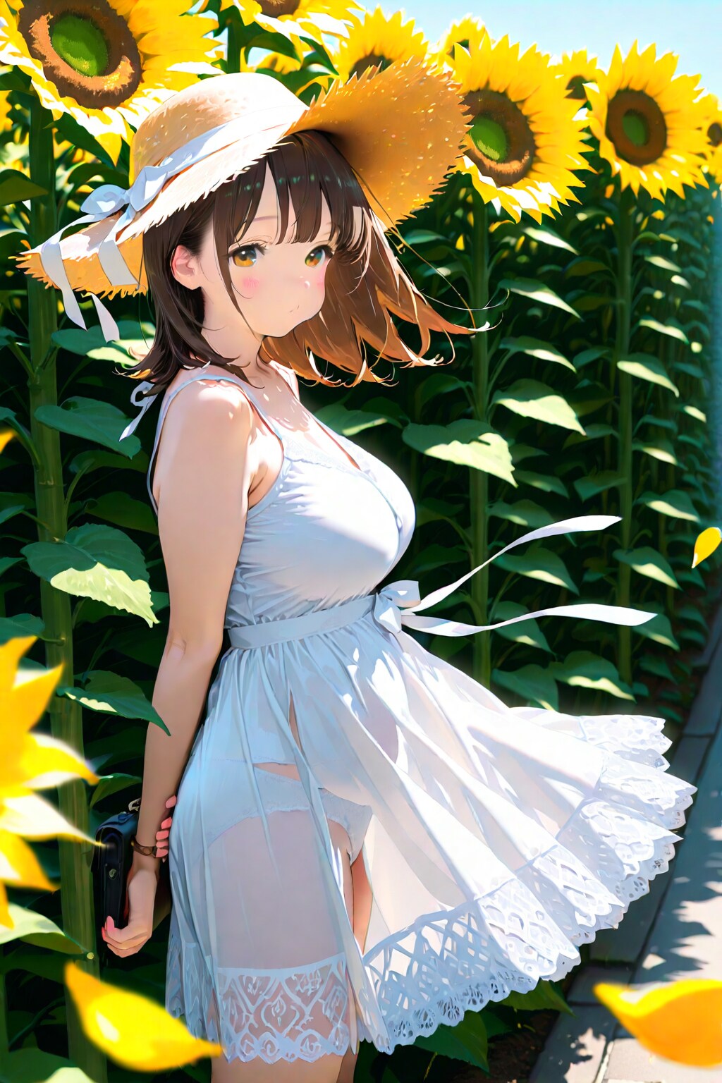 ひまわり | の人気AIイラスト・グラビア