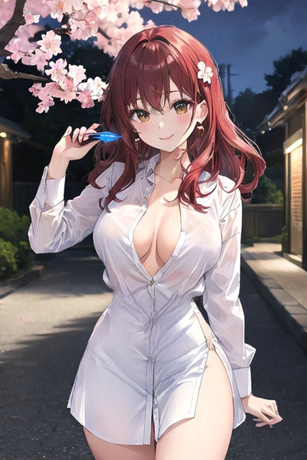 夜見る桜もいいよね