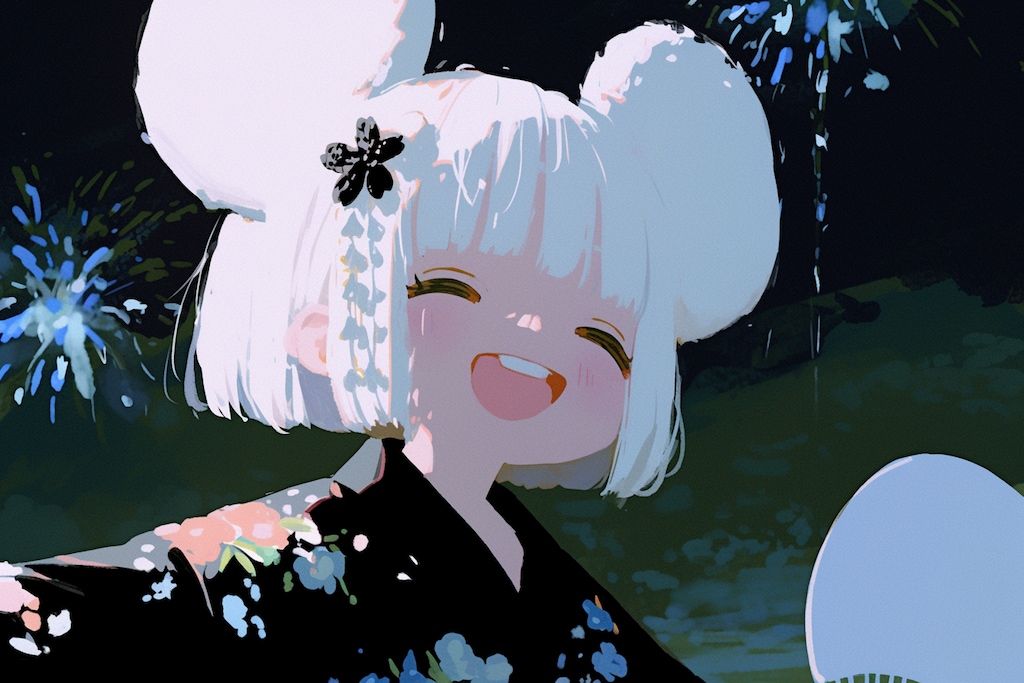 花火に負けない！