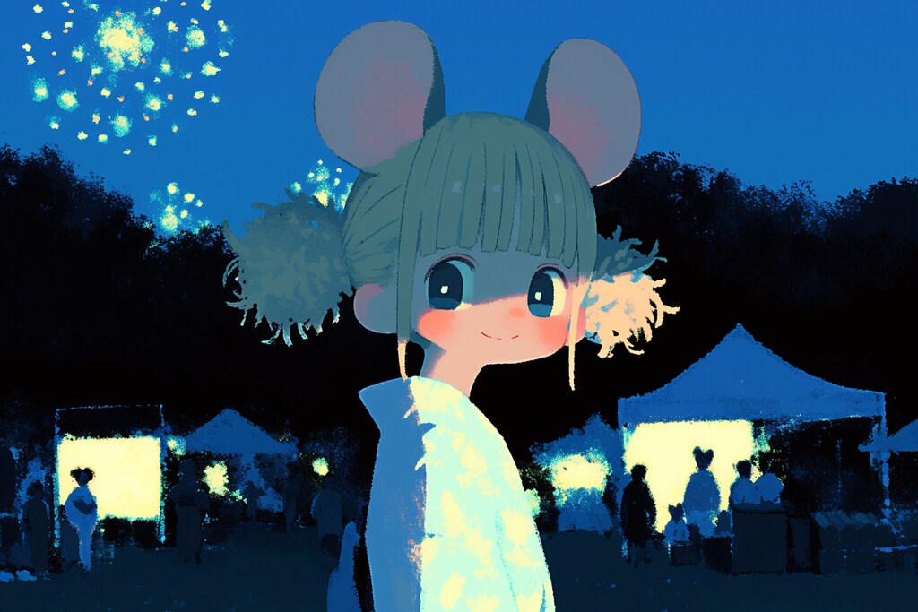 花火に負けない！