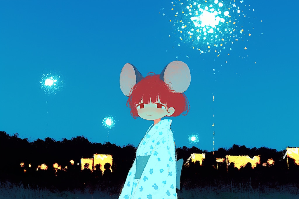 花火に負けない！