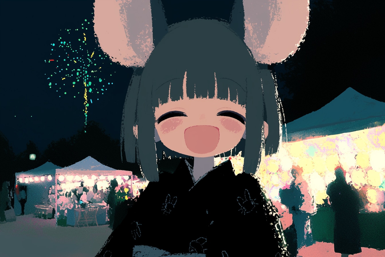 花火に負けない！ | の人気AIイラスト・グラビア