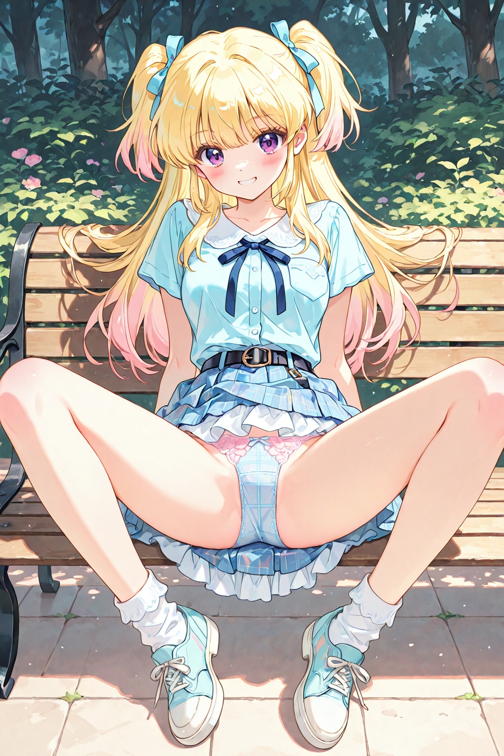 没夏衣装でモロパン