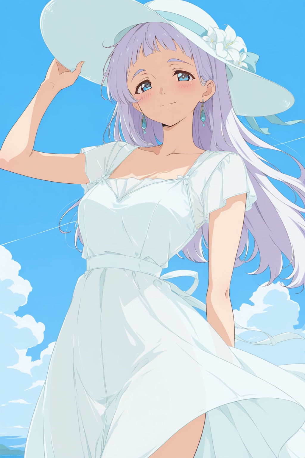白ワンピ白ちゃん